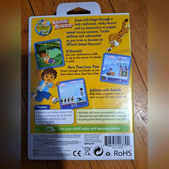 Leapster Nick Jr. Go Diego Go! Animal Rescuer Game - Picture 2 of 3